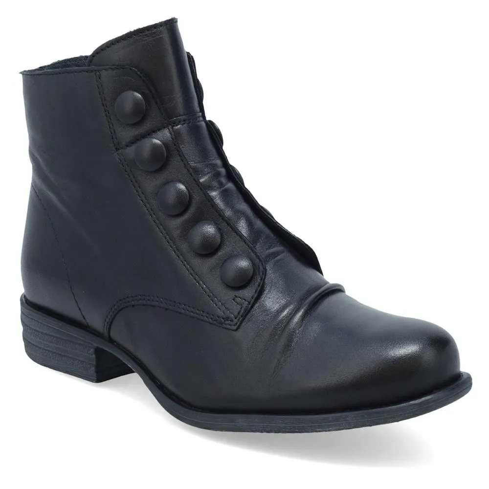 Walk Support Miz Mooz Women's Louise Black Leather