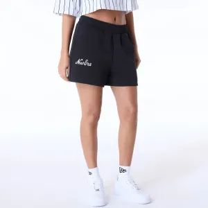 Womens New Era Script Black Shorts Move Friendly formal shorts