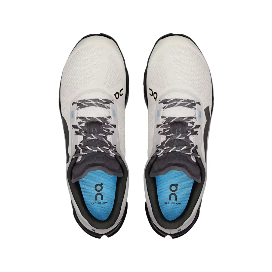 ON Mens Trainer Cloudflow 5 Glacier/Black Biomechanical Flex Grooves