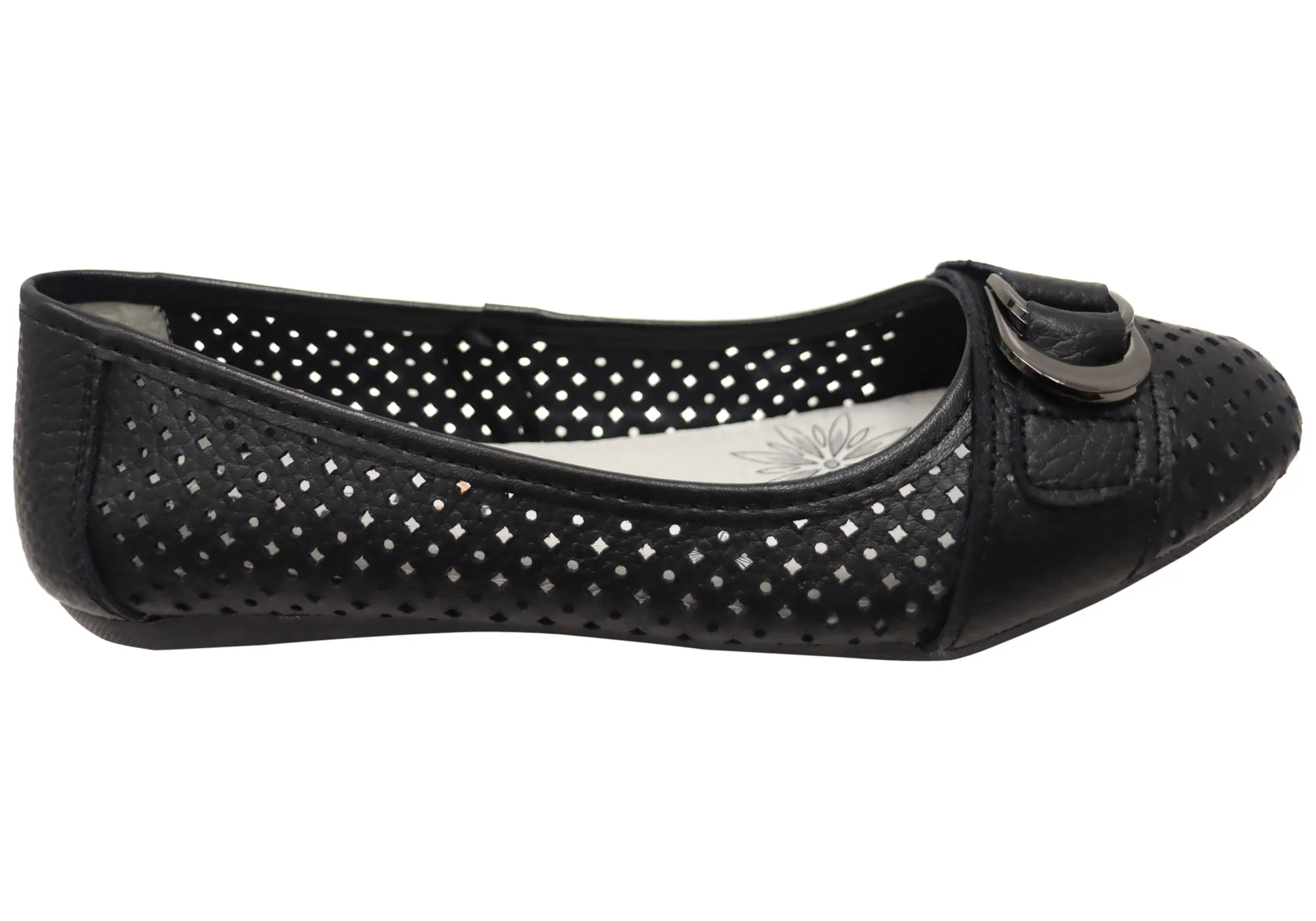 Natural Comfort Ever Womens Comfortable Leather Shoes Flexible Step Work Friendly