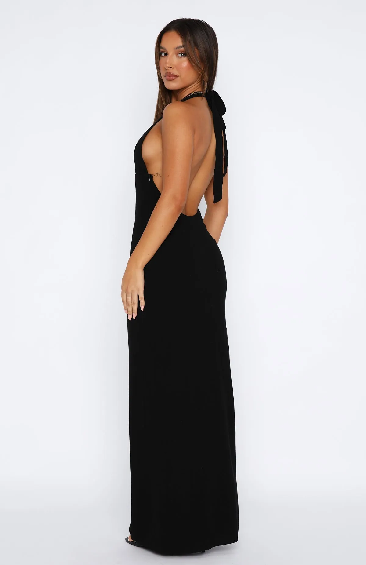 Sun Kissed Glow Maxi Dress Black Dreamy Layers