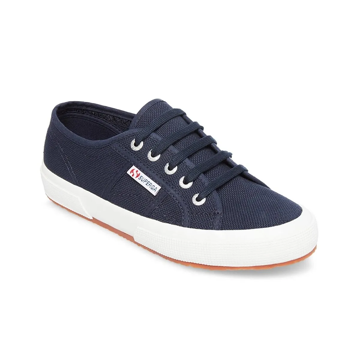 Superga Women's 2750 Classic Navy Canvas Leisure Day