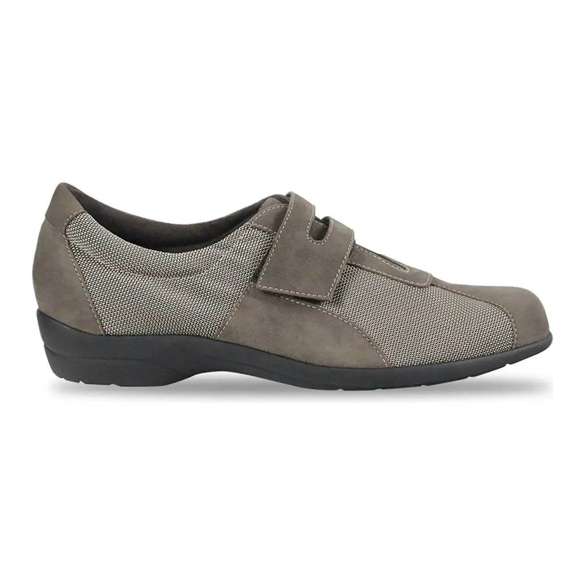 Munro Women's Joliet II Khaki Fabric/Suede comfort features Minimal Stitch