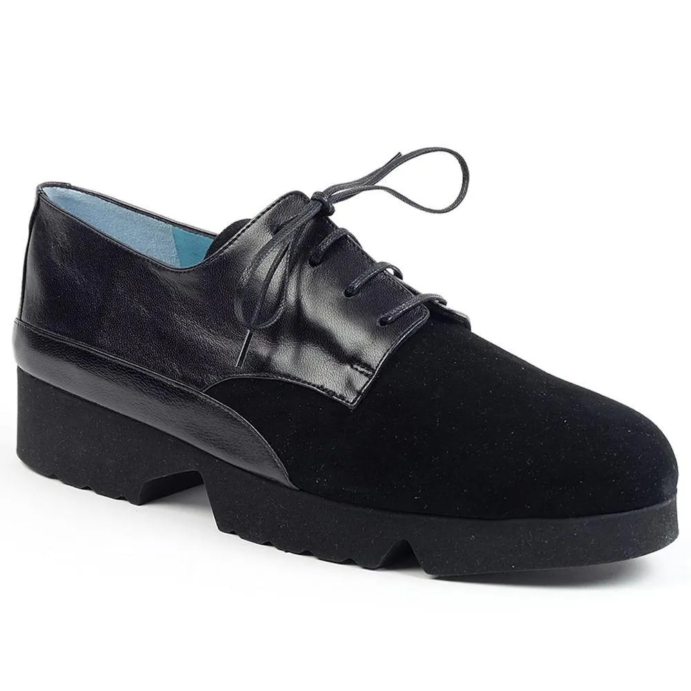 Street Wear Thierry Rabotin Women's Gate 7429H Black Suede/Leather