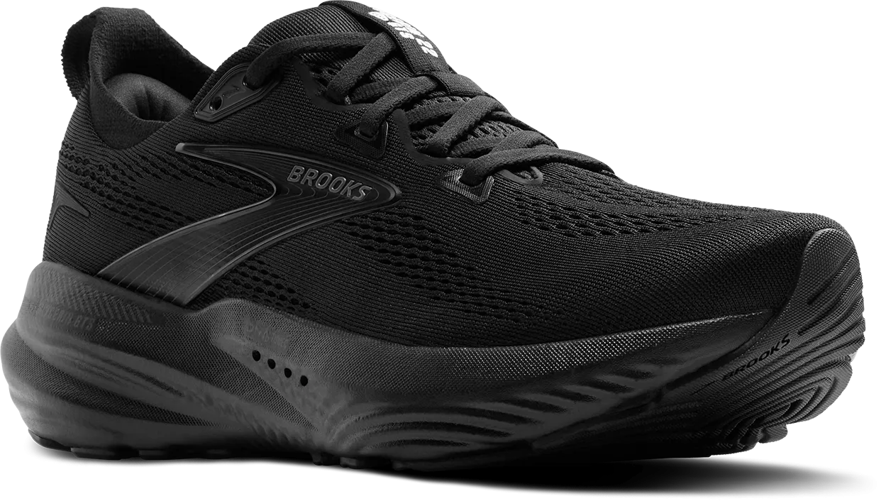 Brooks Mens Trainer Glycerin GTS 22 Black/Black/Ebony twistable running shoes Trend - Setting