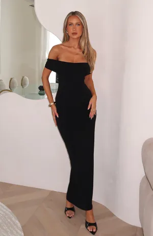 Casual Motion Smart Edge Truth Over Lies Maxi Dress Black