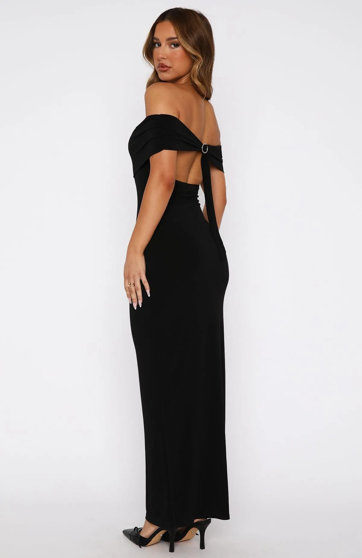 Truth Over Lies Maxi Dress Black Refined Simplicity Radiant Mood