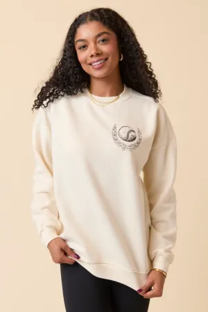 Meet Me In The Bleachers Baseball Cream Sweatshirt Timeless Wear