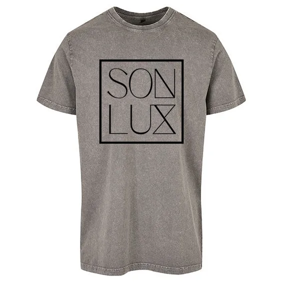 Son Lux Box Logo Acid Wash T-Shirt coordinate with other items