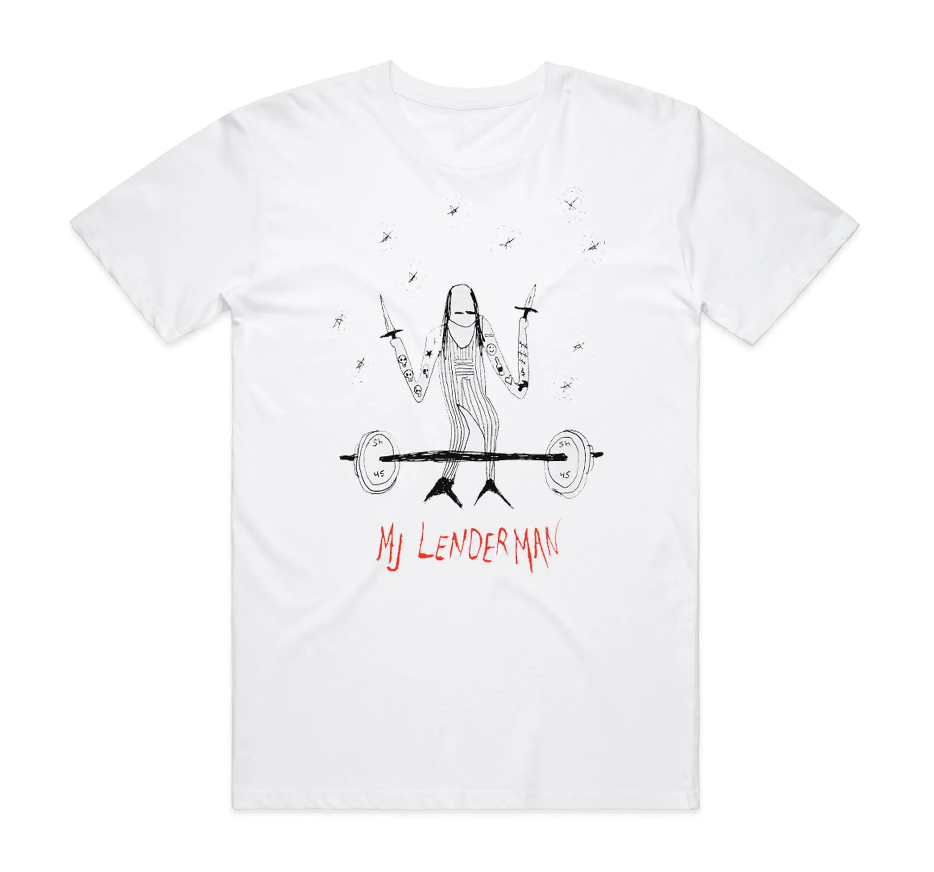 Weightlifter White T-Shirt Smart Layering