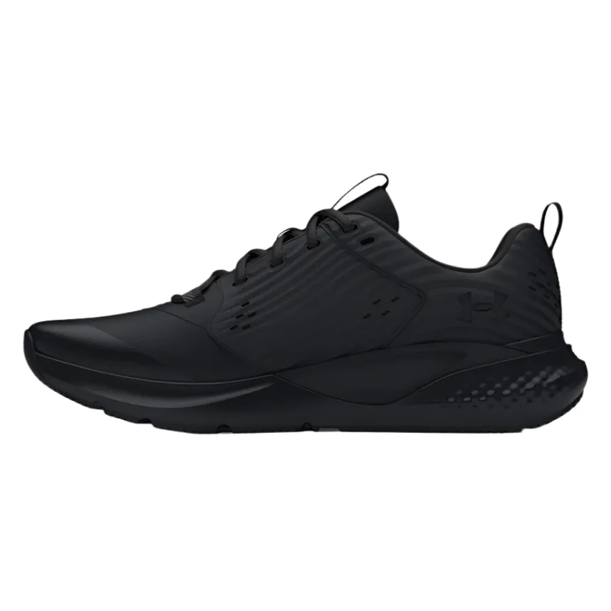 Under Armour Mens Trainer Charged Commit TR4 Black Midsole Comfort Adaptable to different weather