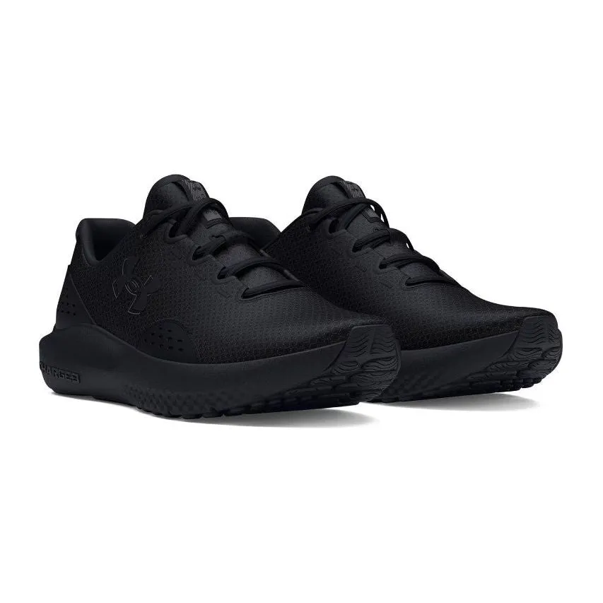 Under Armour Mens Trainer Charged Surge 4 Black/Black Thermoplastic Webbing