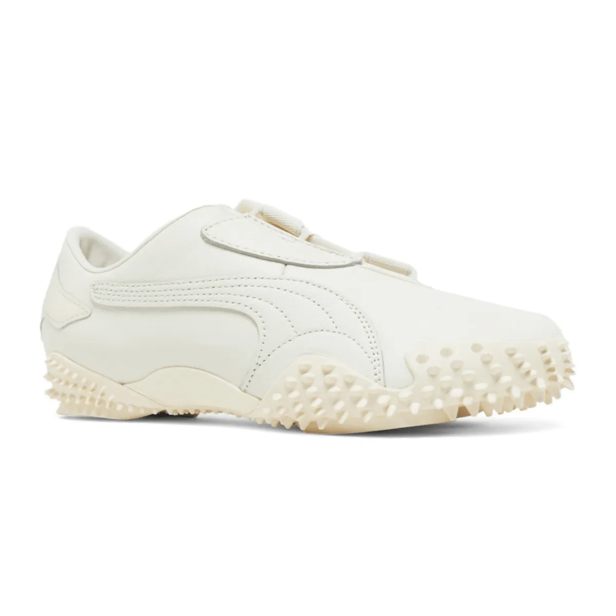 Puma Women's Mostro Frosted Ivory Leather Comfortable Walk