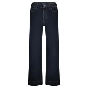Trend Setter Smart Casual Classic Wear Red Button Womens Jeans Conny Denim Dark Blue - SRB4586