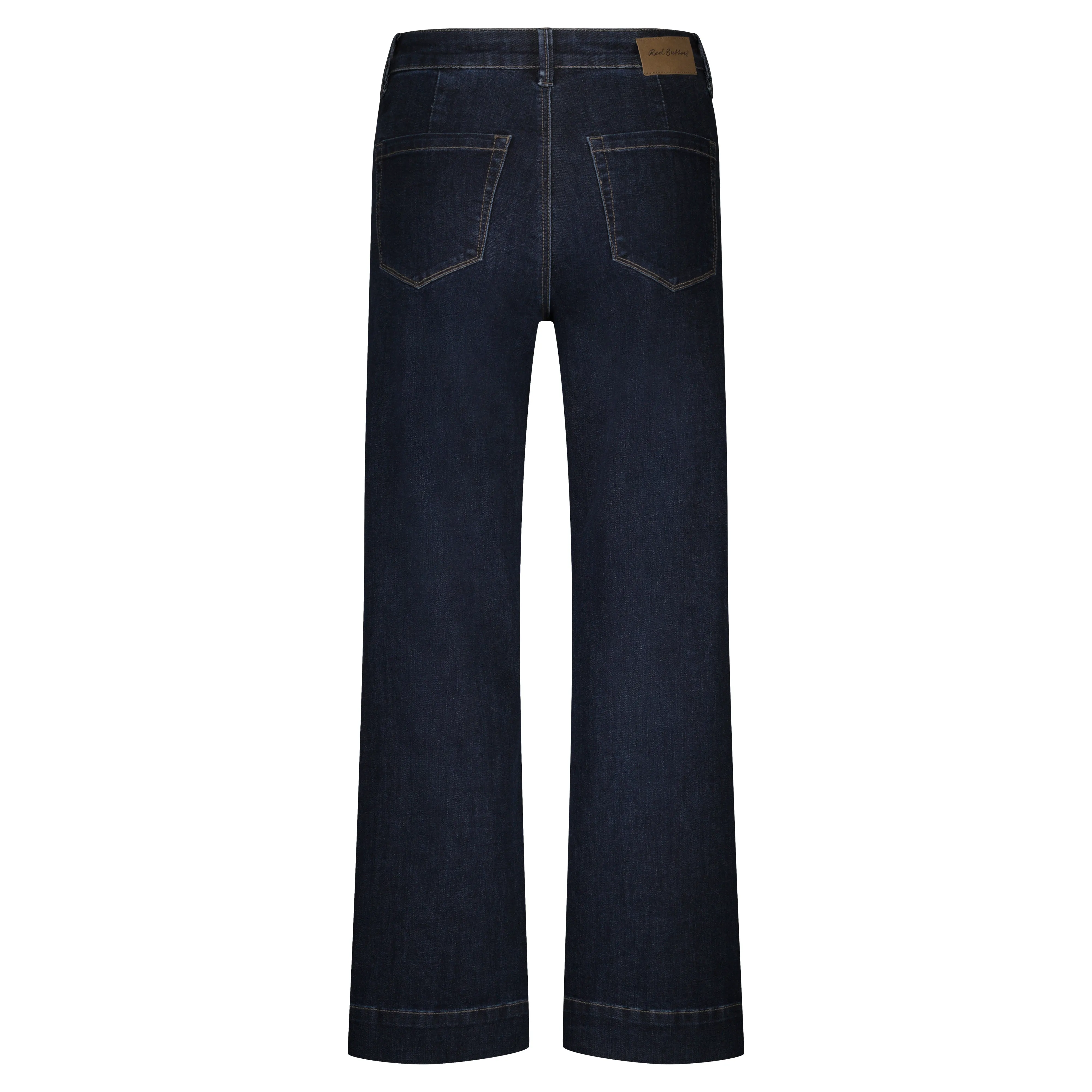 Breathable Lining System Red Button Womens Jeans Conny Denim Dark Blue - SRB4586