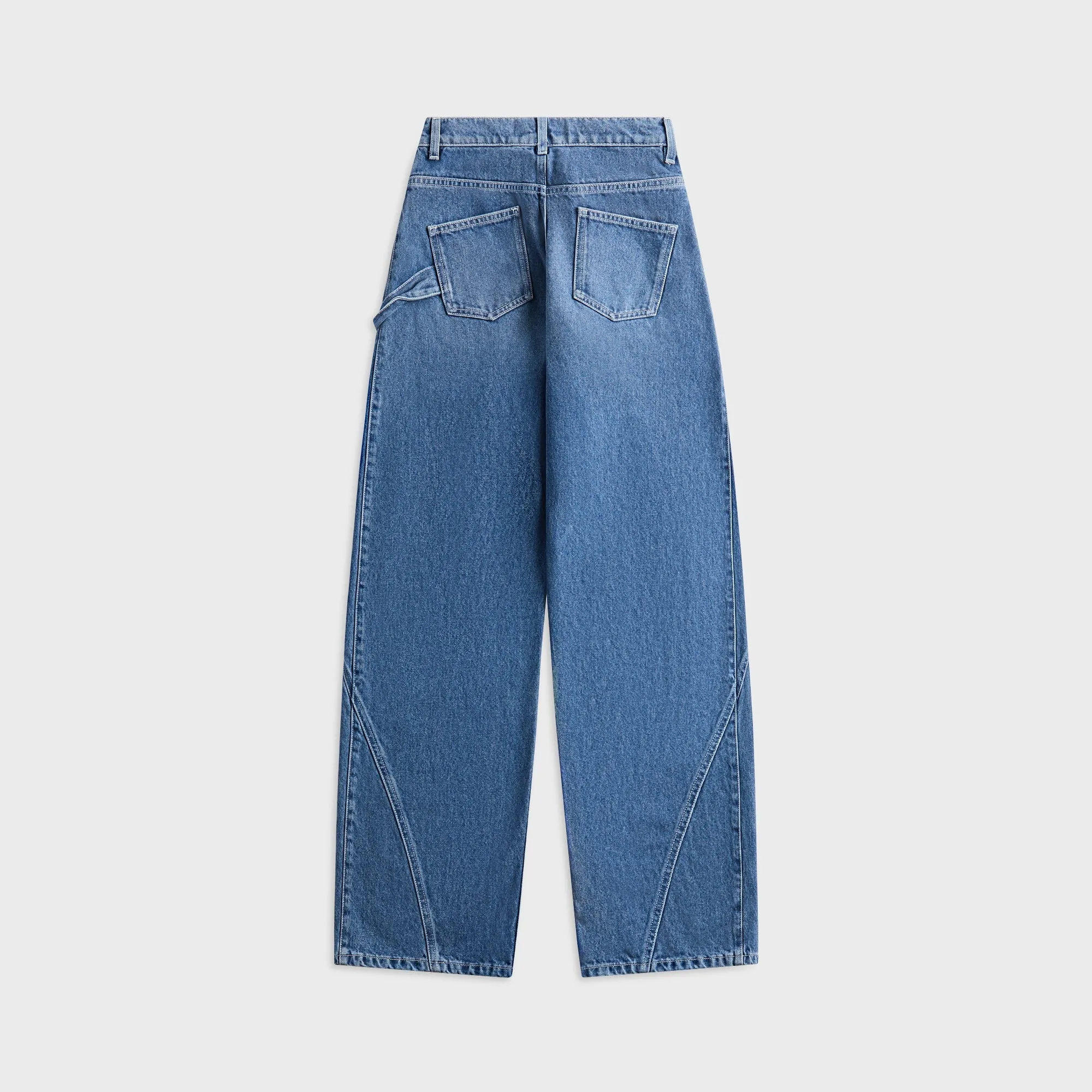 JW Anderson Twisted Workwear Jeans - Light Blue Trend Setter Chill Outfit