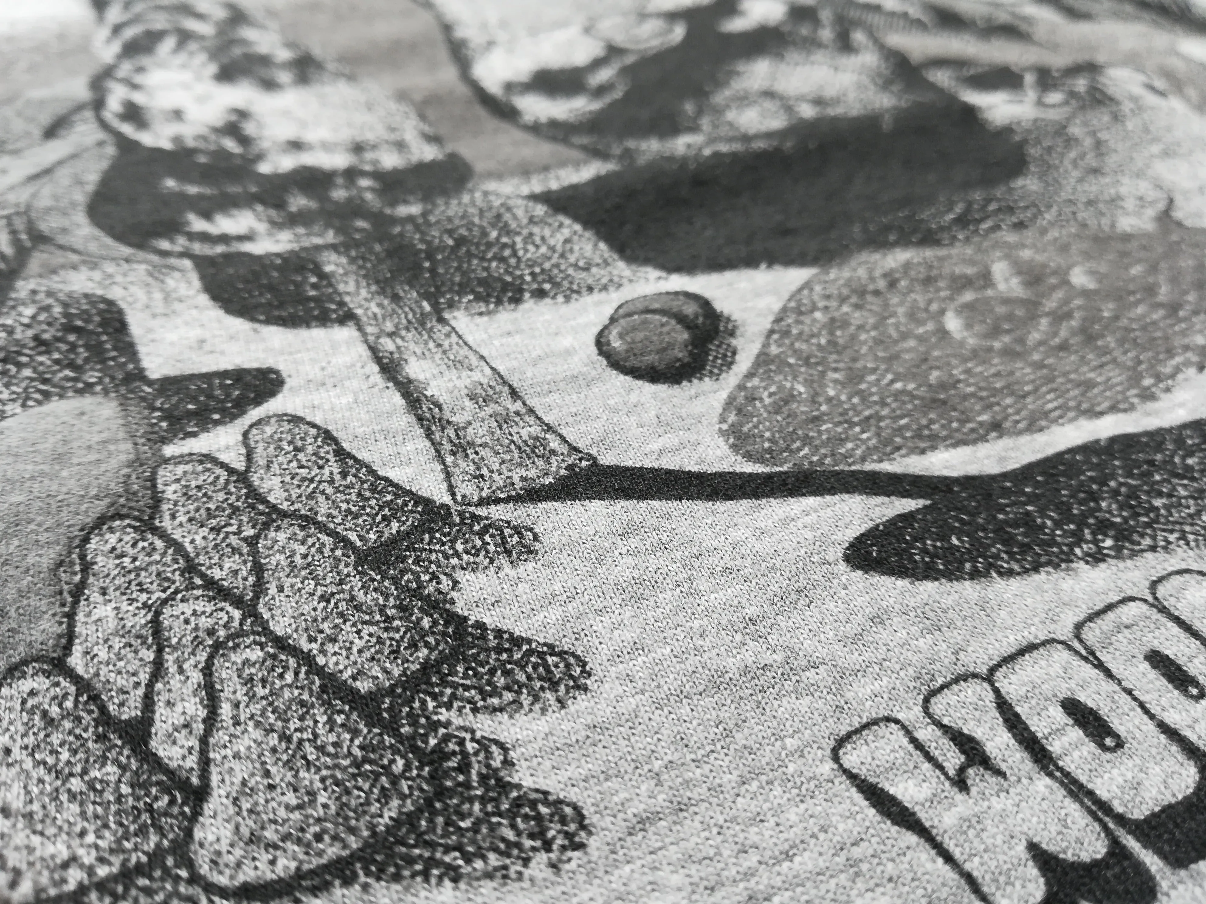 V Album Monotone T-Shirt AntiPilling Treatment