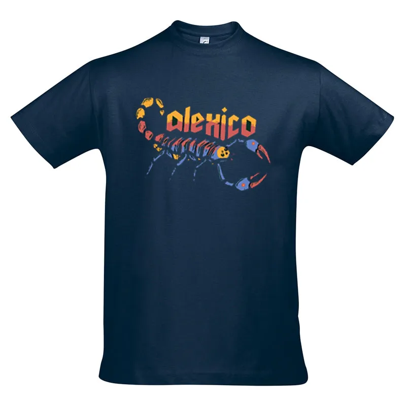 Scorpion Navy T-Shirt Essential Style Wear Breathable Stretch Fit