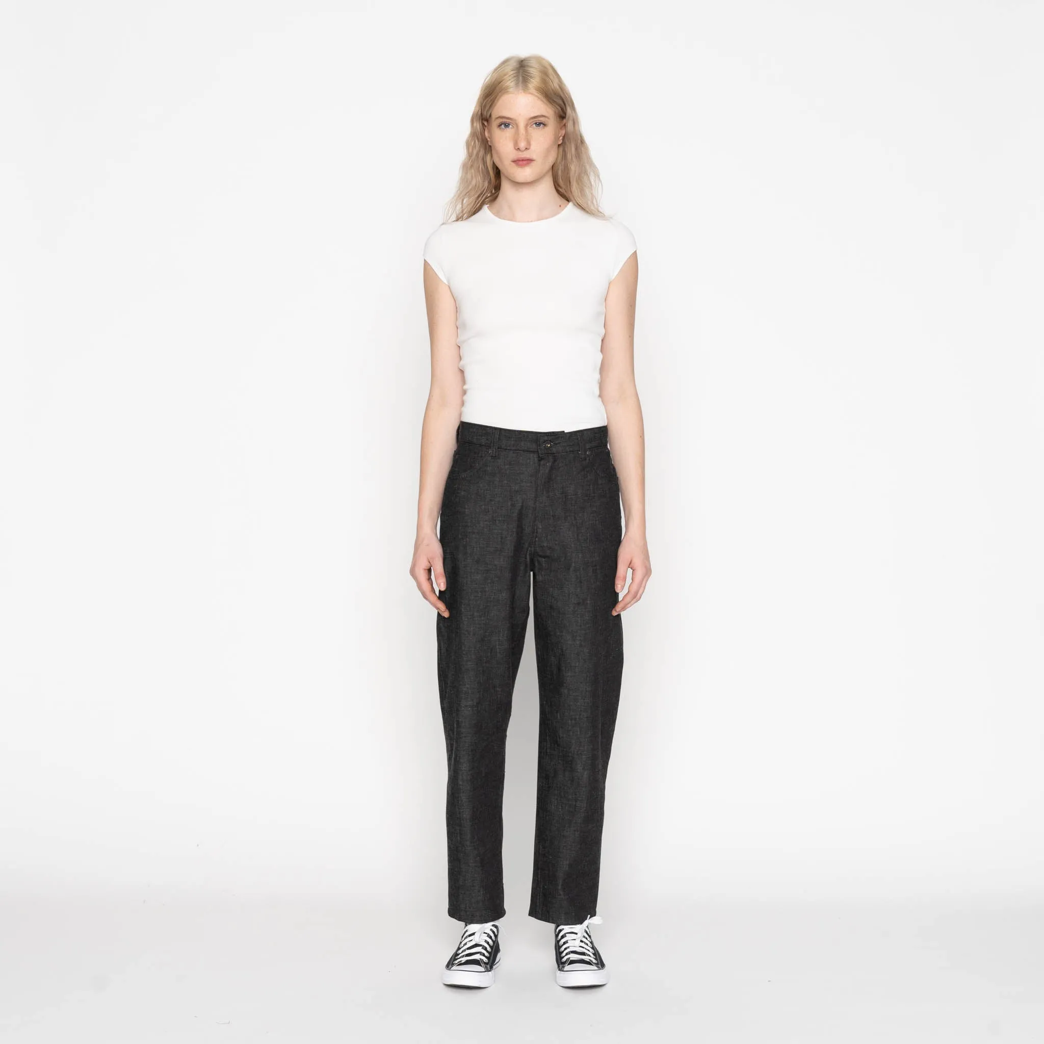 Modern Fit Bestie - Black Lightweight Denim - Black