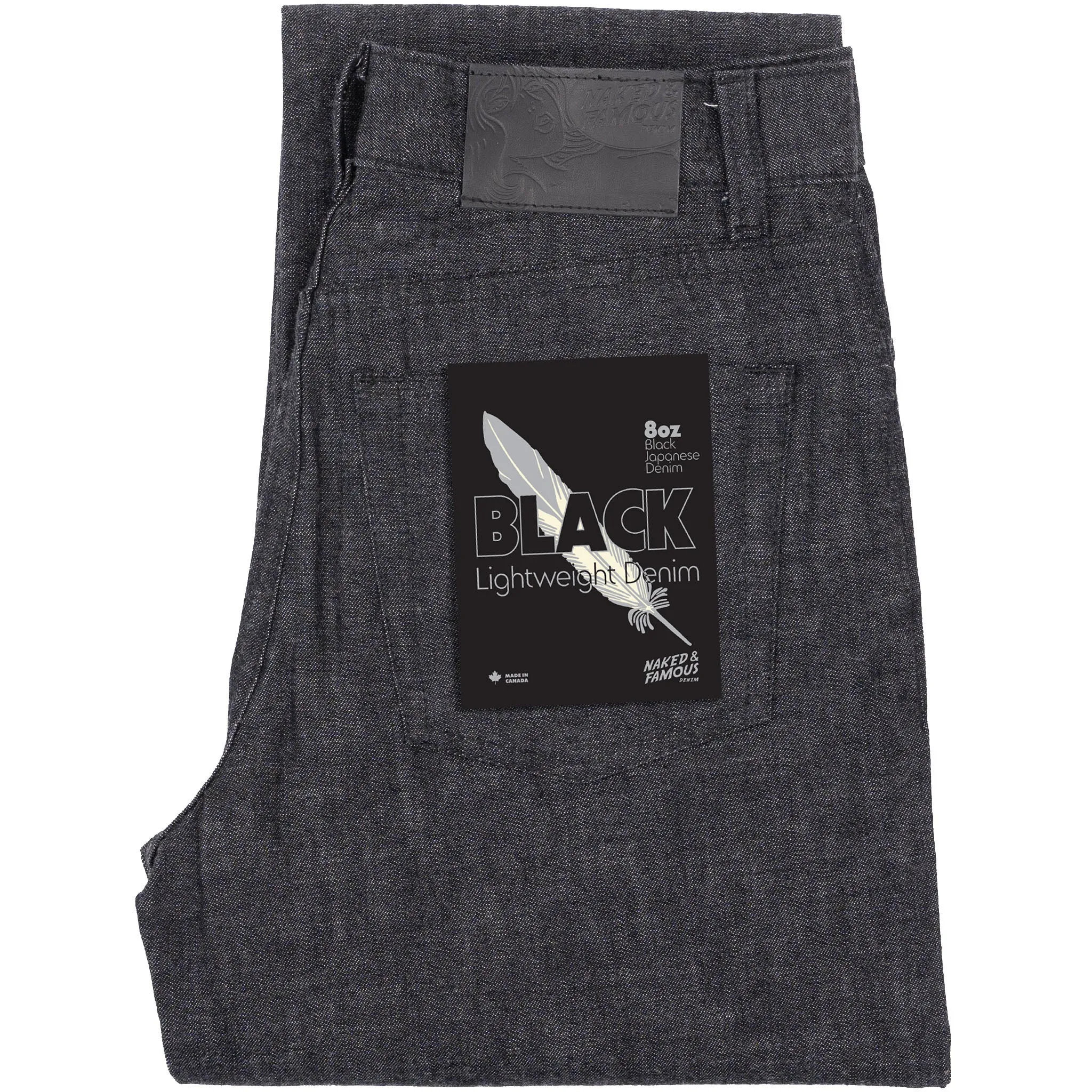 Bestie - Black Lightweight Denim - Black Wide Leg Silhouette Body Friendly