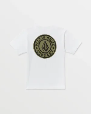 Volcom Mens Shirt Logo Stamp All-Day Wear Geometric Print