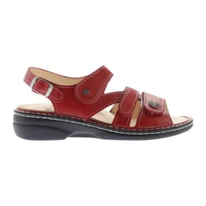 Desert Step Slim Profile Finn Comfort Women's Gomera Red Leather