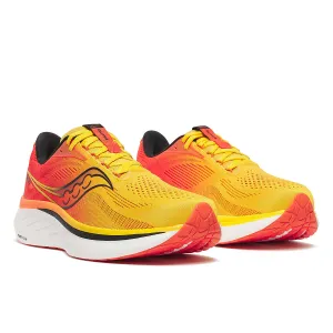 Saucony Mens Trainer Ride 18 Pollen/Pepper red shoes