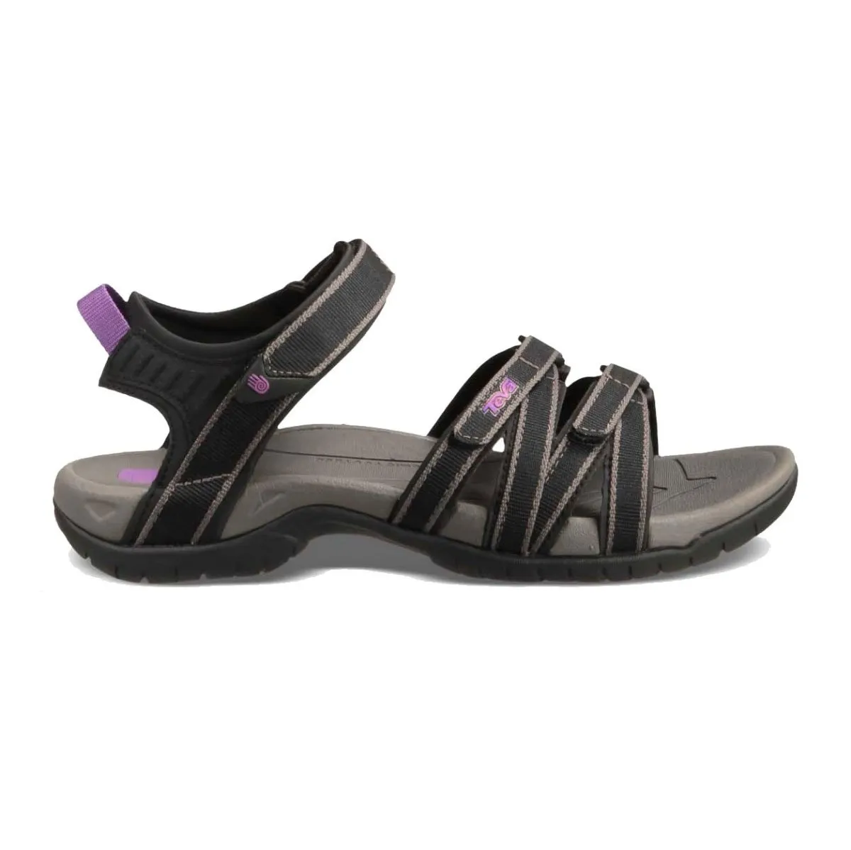 Teva Women's Tirra Black/Grey Fabric Smooth Move
