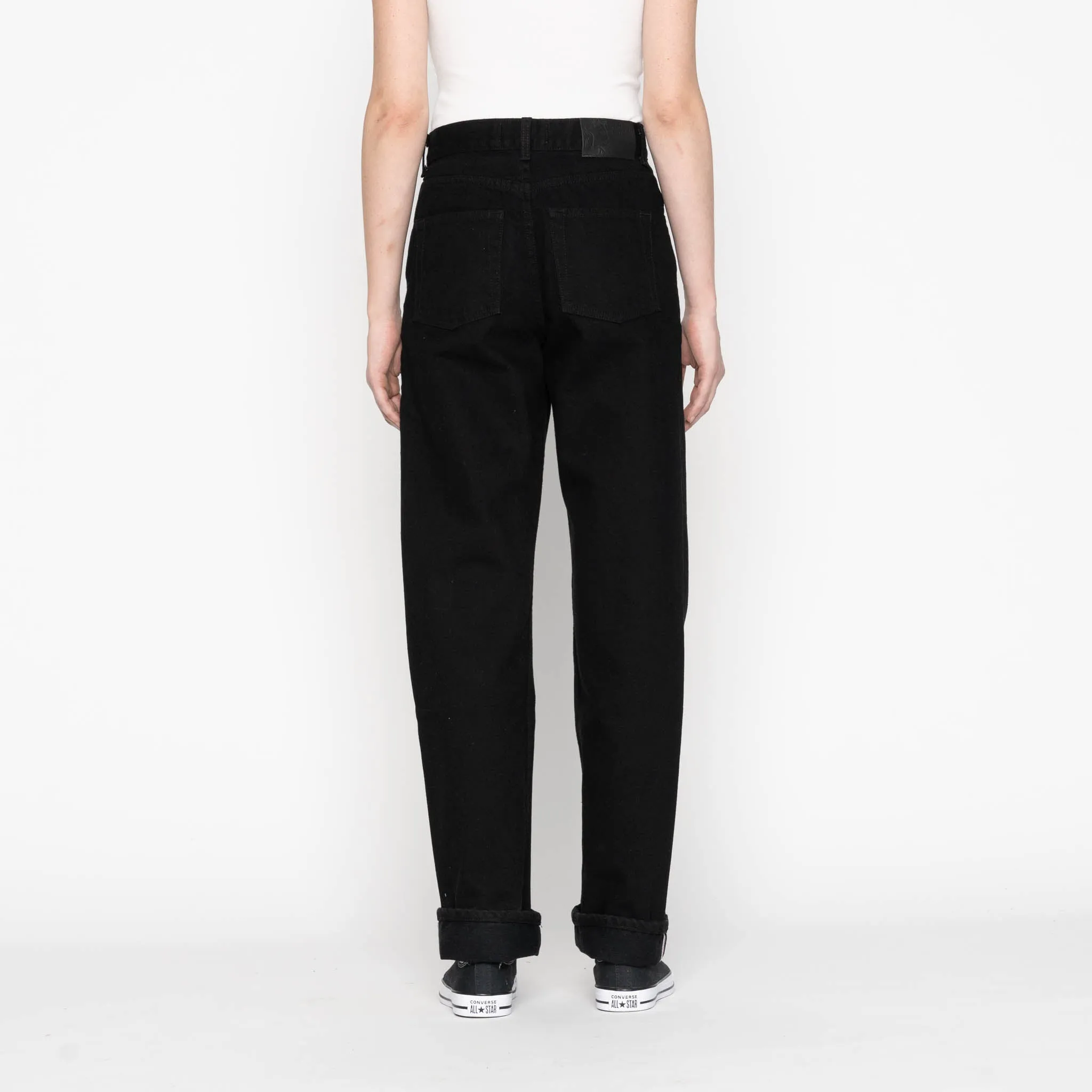 City Walk Weekend Warrior True Girl - Solid Black Selvedge Washed