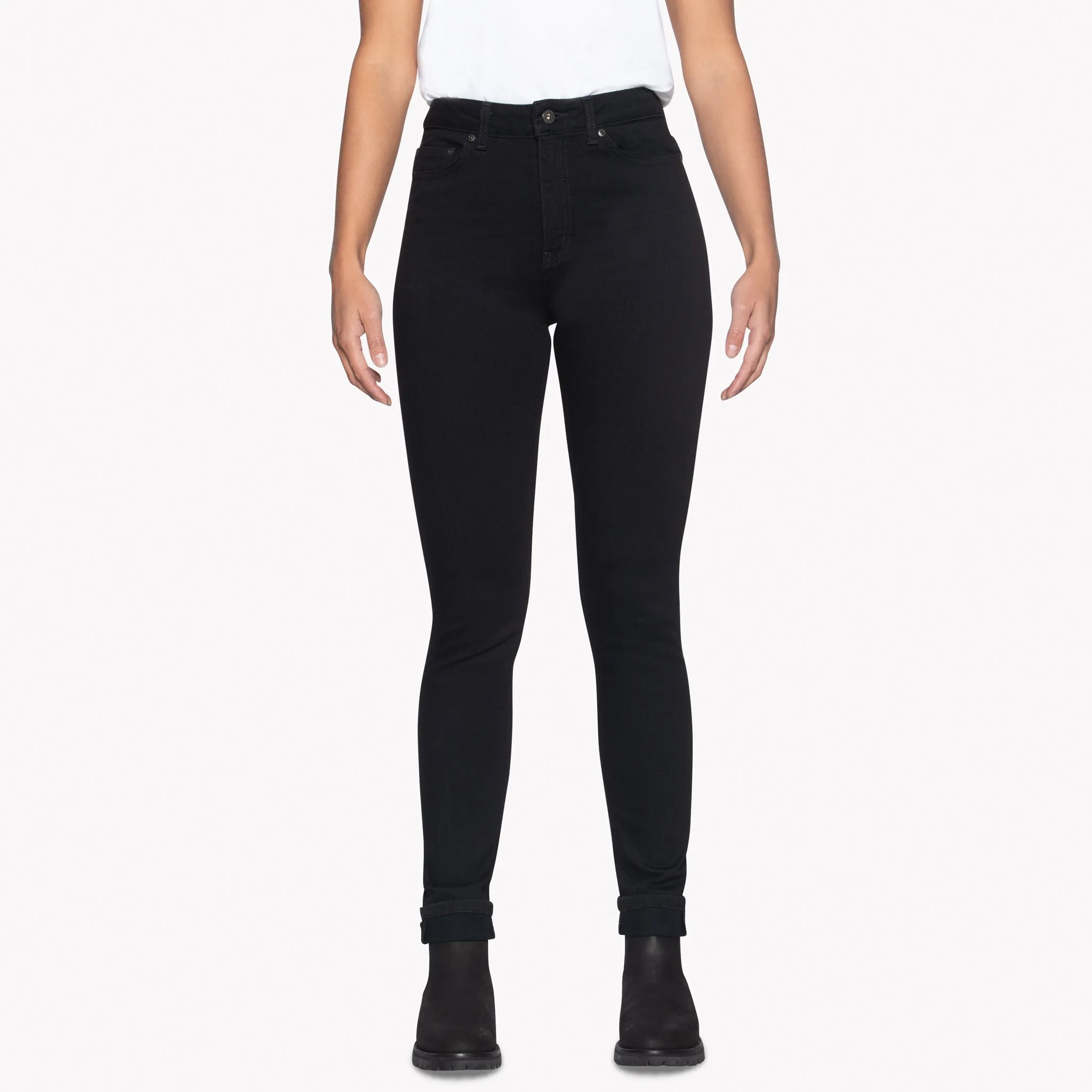 Beach Day Breathable High Skinny - Black Cashmere