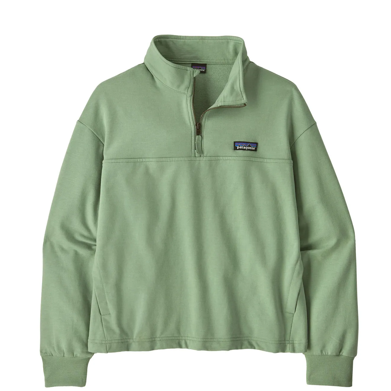 Patagonia Womens Ahnya Pullover Ellwood Green Sport Gear Snow Ready