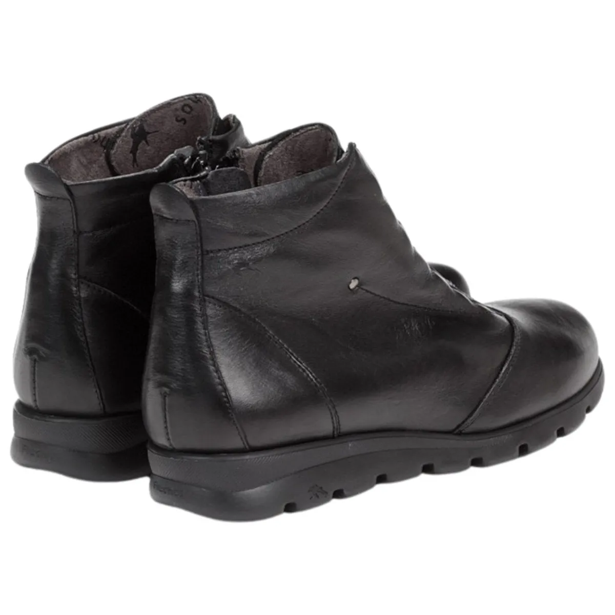 Fire Walk All Day Comfort Engineering Fluchos Women's Susan Ankle Boot Sugar Negro Leather