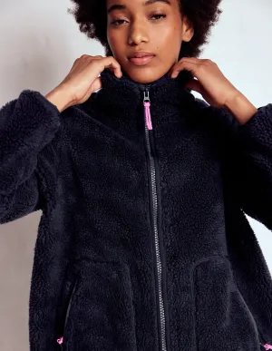 Westminster Borg Jacket-Navy Water Repellent Coating