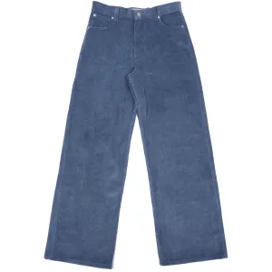 Weekend Style Modern Wide Wild West  - Organic Faded Corduroy - Indigo