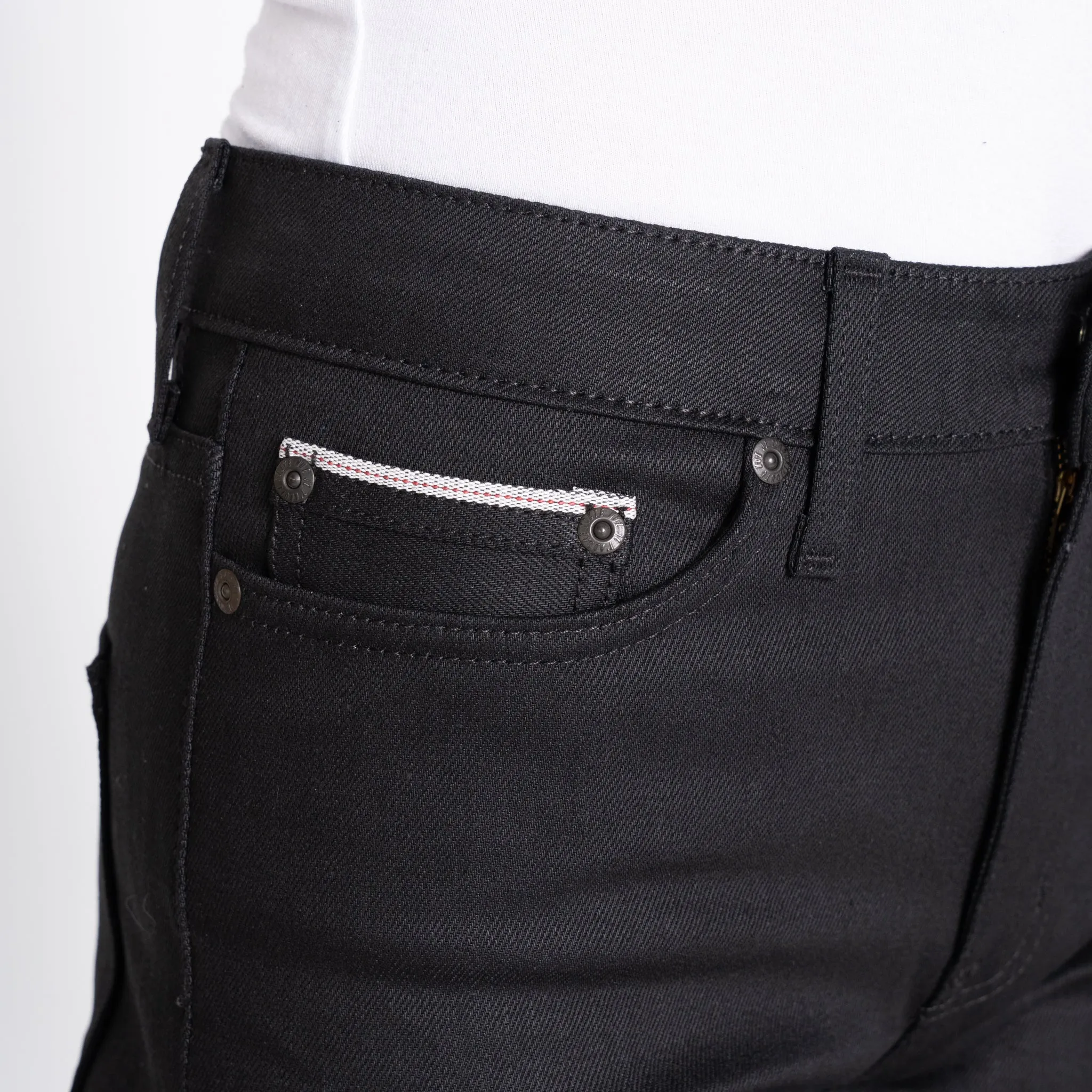 Women's - High Skinny - Black Cobra Stretch Selvedge Beach Day Versatile Soft Work Outfit