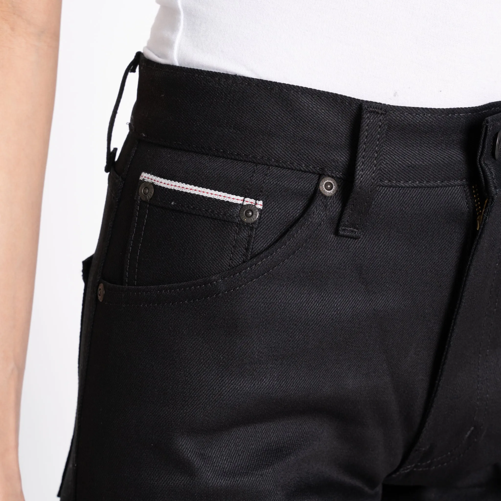 Weekend Warrior Creative Look Modern Fitted Comfort Women's - Max - Black Cobra Stretch Selvedge