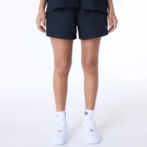 Womens New Era Cotton Black Shorts Casual Fit Design