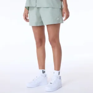 earthy shades Womens New Era Cotton Pastel Green Shorts