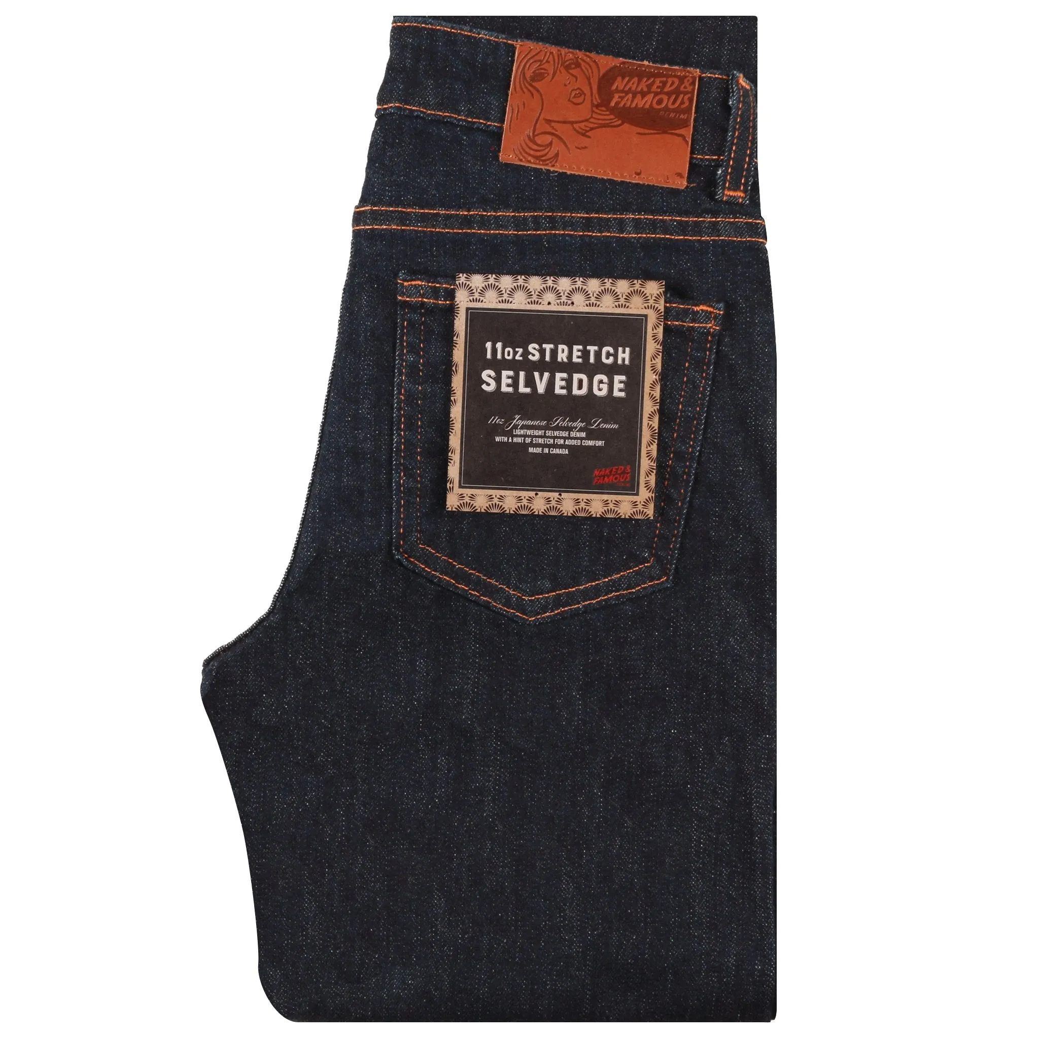 Women's - Skinny - 11oz Stretch Selvedge Simple Utility Airy Touch