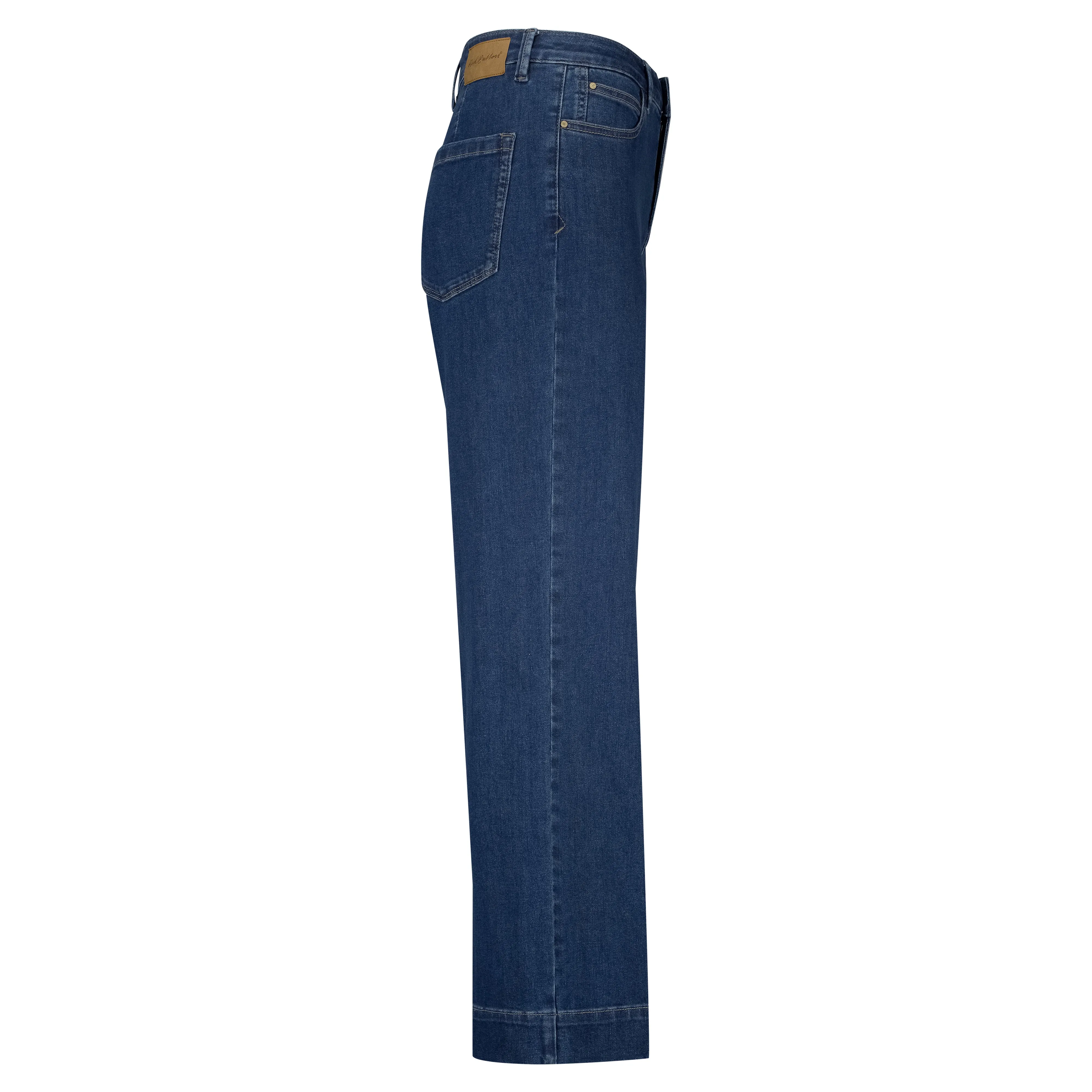 Light Comfort Red Button Womens Jeans Conny Denim Dark Stone