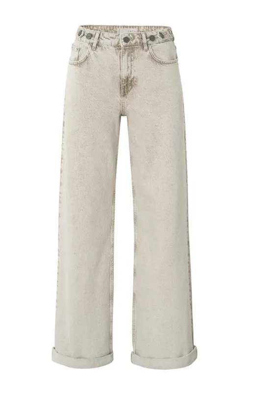 Fashion Lover Minimalist Beach Day Breathable YAYA Womens Jeans 01-311099-507 Washed Brown