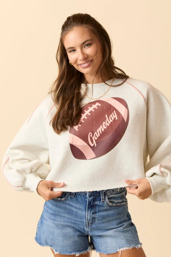 Magic Glow Zappe Game Day Football Sweatshirt Emily Fauver X Pink Lily