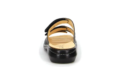 Cushioned Insole Think! Camilla 3 Strap Jewel Black  88424-09