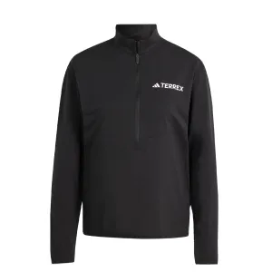 Adidas Terrex Womens Multi Climacool 1/2 Zip Long Sleeve Long-Sleeve Top Black Street Walk