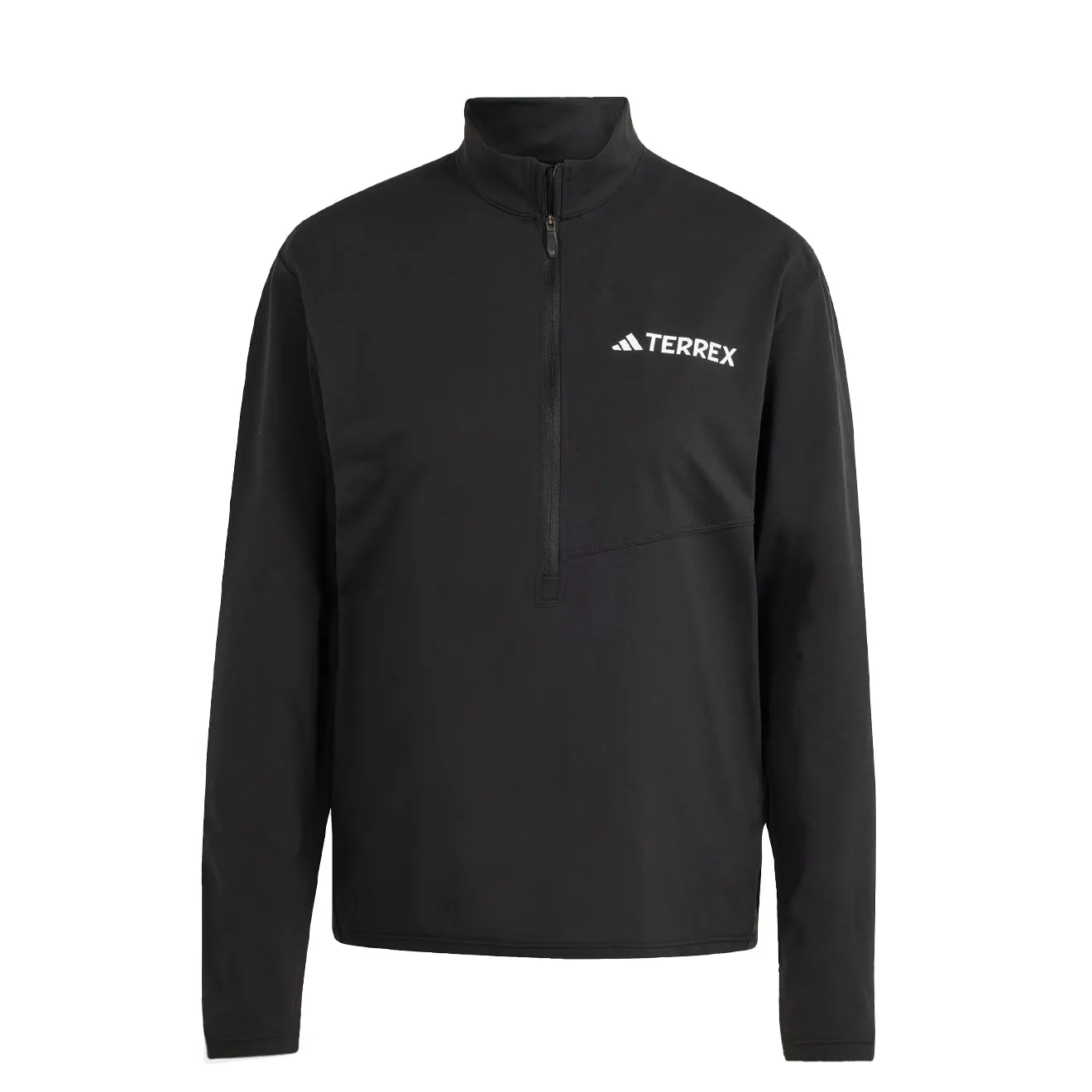 Adidas Terrex Womens Multi Climacool 1/2 Zip Long Sleeve Long-Sleeve Top Black Street Walk