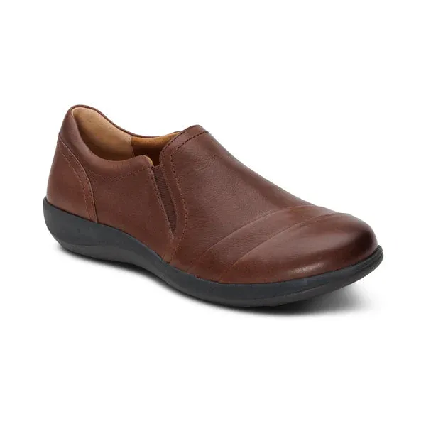 Outfit Key Heat Mode Aetrex Helena Arch Support Slip-On Brown DM571 Wos