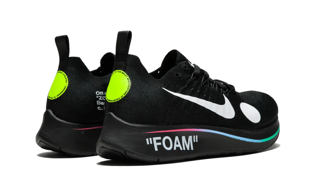Zoom Fly Mercurial FK / OW "Off-White" high - intensity - interval - training running shoes removable - insole - convenience - replaceability shoes