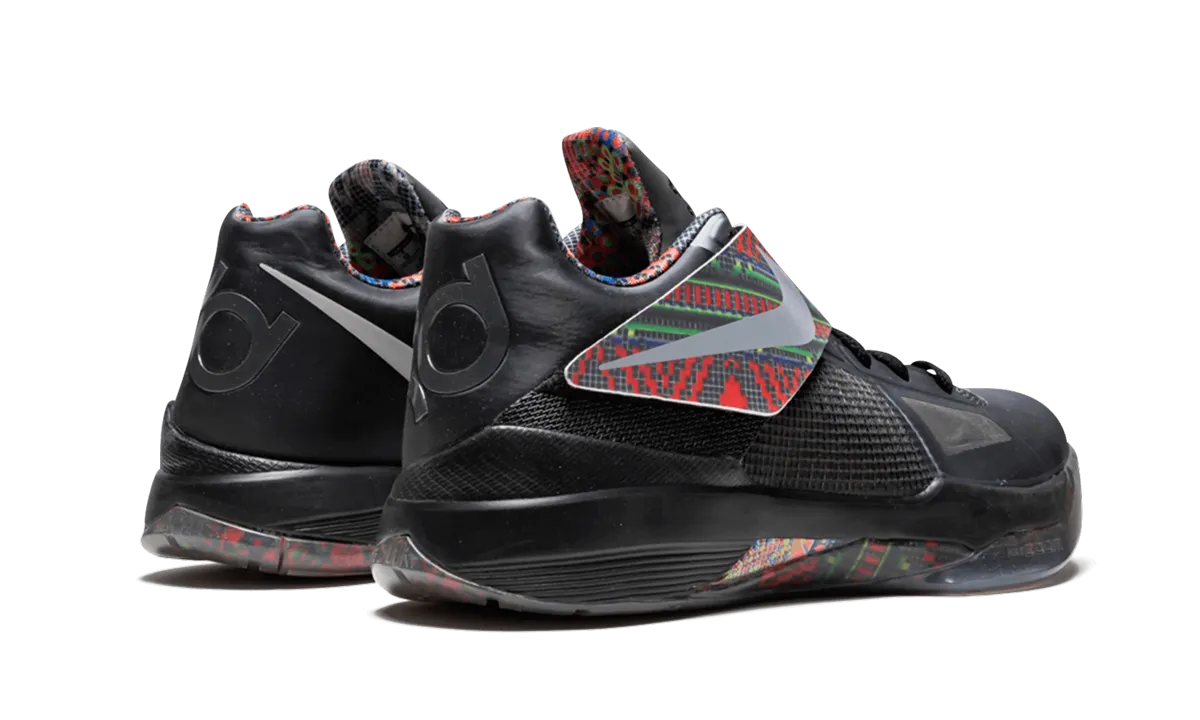 Zoom KD 4 - BHM "Black History Month" running in a tennis court area shoes Orthopedic Footbed Insole