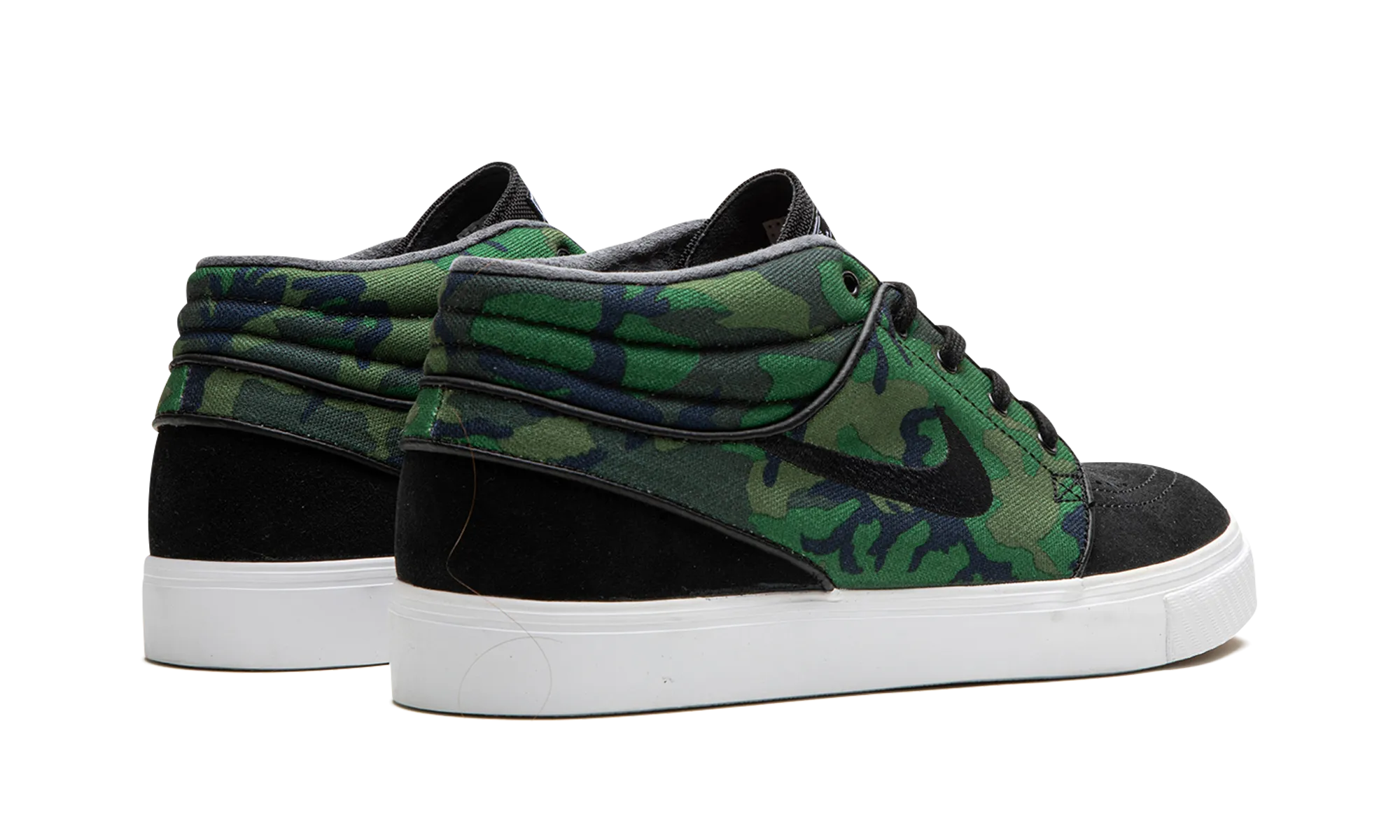 Zoom Stefan Janoski Mid "CAMO" running in old tracks shoes StrapClosure